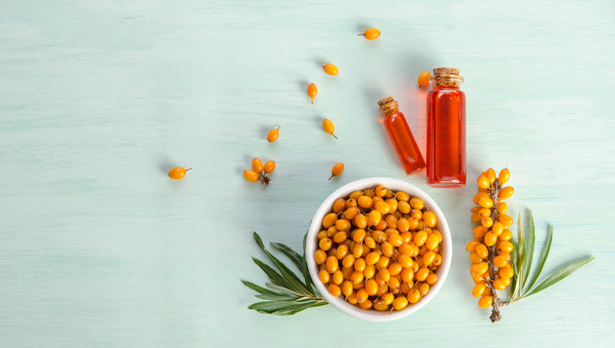 Sea buckthorn in skin care products for acne